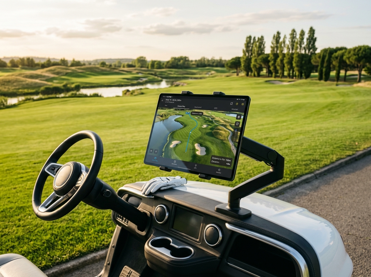 Tablette golf voiturette Skytee Touch
